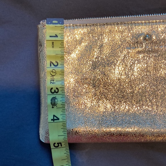 Kate Spade Small Metallic Gold Wristlet - Picture 11 of 13